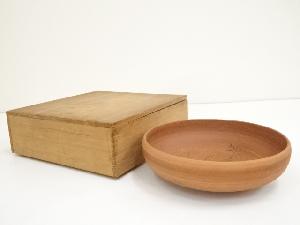 朱泥平鉢（保護箱）